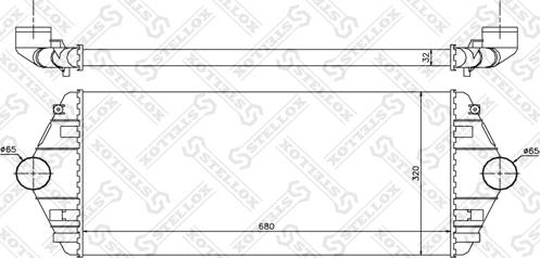 Stellox 10-40082-SX - Intercooler, şarj cihazı furqanavto.az