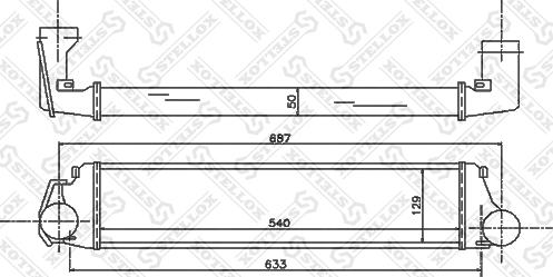 Stellox 10-40113-SX - Intercooler, şarj cihazı furqanavto.az