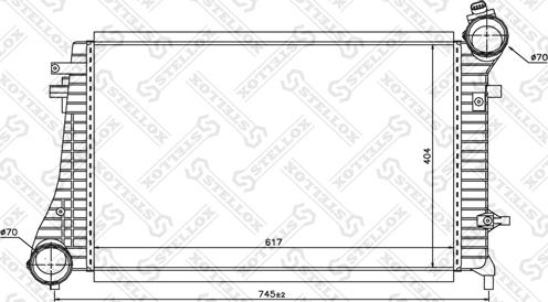 Stellox 10-40183-SX - Intercooler, şarj cihazı furqanavto.az