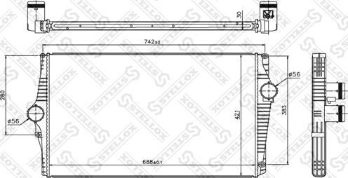 Stellox 10-40179-SX - Intercooler, şarj cihazı furqanavto.az