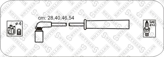 Stellox 10-30044-SX - Alovlanma kabeli dəsti furqanavto.az