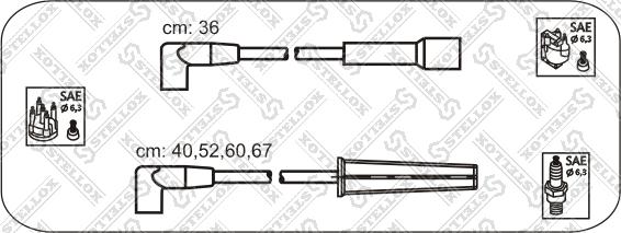 Stellox 10-30041-SX - Alovlanma kabeli dəsti furqanavto.az