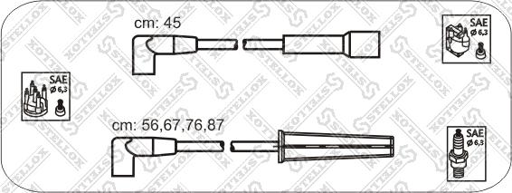 Stellox 10-30042-SX - Alovlanma kabeli dəsti furqanavto.az