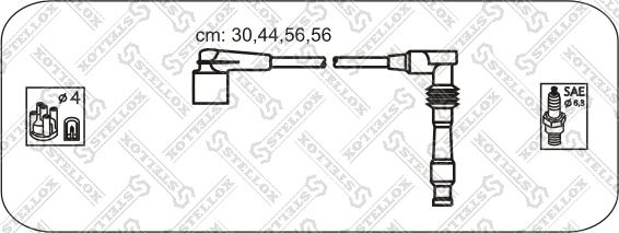 Stellox 10-38449-SX - Alovlanma kabeli dəsti furqanavto.az