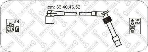 Stellox 10-38460-SX - Alovlanma kabeli dəsti furqanavto.az