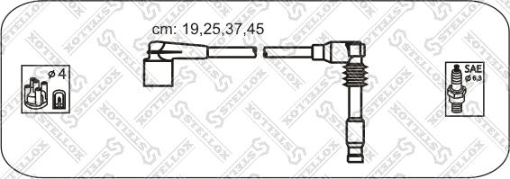Stellox 10-38571-SX - Alovlanma kabeli dəsti furqanavto.az