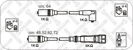 Stellox 10-38083-SX - Alovlanma kabeli dəsti furqanavto.az