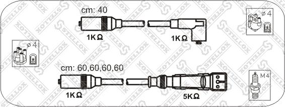 Stellox 10-38330-SX - Alovlanma kabeli dəsti furqanavto.az