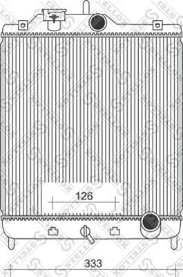 Stellox 10-25089-SX - Radiator, mühərrikin soyudulması furqanavto.az