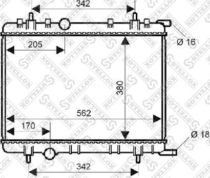 Stellox 10-25133-SX - Radiator, mühərrikin soyudulması furqanavto.az