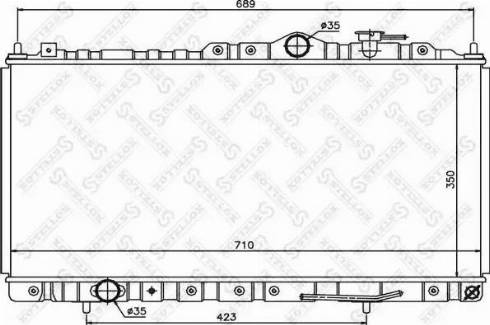 Stellox 10-26692-SX - Radiator, mühərrikin soyudulması furqanavto.az