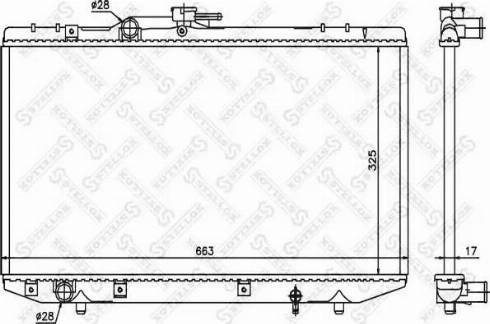 Stellox 10-26392-SX - Radiator, mühərrikin soyudulması furqanavto.az