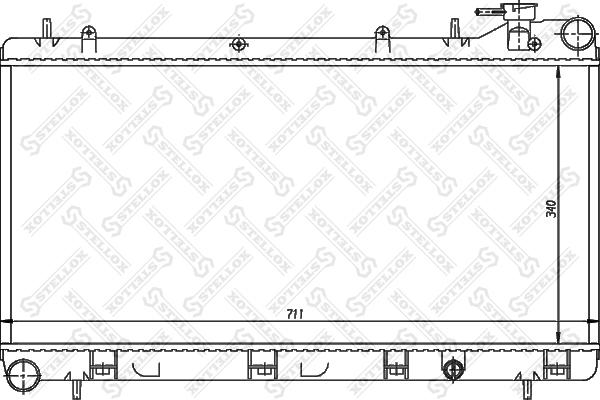 Stellox 10-26263-SX - Radiator, mühərrikin soyudulması furqanavto.az