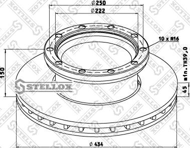 Stellox 85-00791-SX - Əyləc Diski furqanavto.az