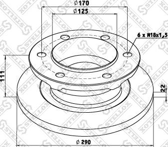 Stellox 85-00700-SX - Əyləc Diski furqanavto.az