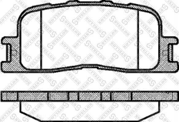 Japanparts JPP-216AF - Əyləc altlığı dəsti, əyləc diski furqanavto.az