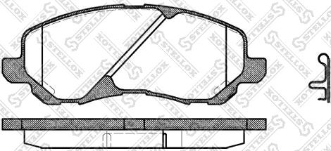 BOSCH 0 986 TB2 959 - Əyləc altlığı dəsti, əyləc diski furqanavto.az