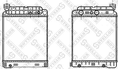 Stellox 81-03351-SX - Radiator, mühərrikin soyudulması furqanavto.az