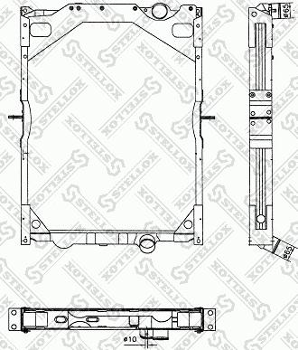 Stellox 81-03311-SX - Radiator, mühərrikin soyudulması furqanavto.az