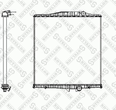 Stellox 81-03312-SX - Radiator, mühərrikin soyudulması furqanavto.az