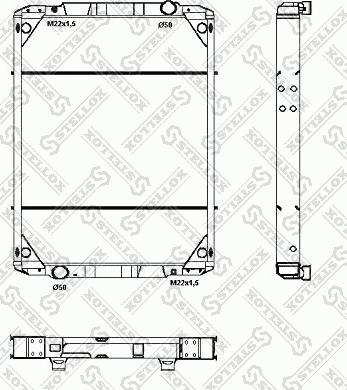 Stellox 81-03324-SX - Radiator, mühərrikin soyudulması furqanavto.az