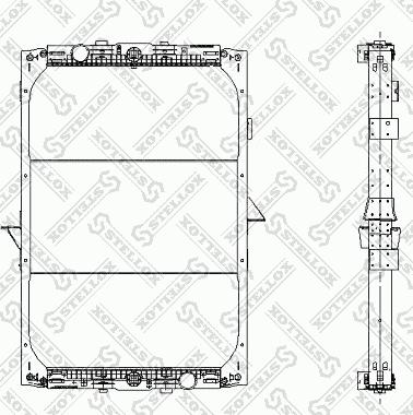 Stellox 81-03320-SX - Radiator, mühərrikin soyudulması furqanavto.az