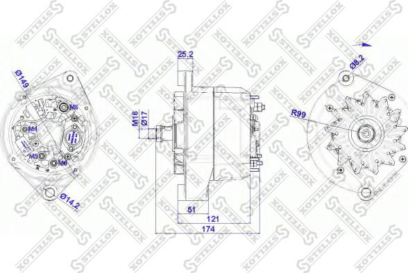 Stellox 88-02320-SX - Alternator furqanavto.az