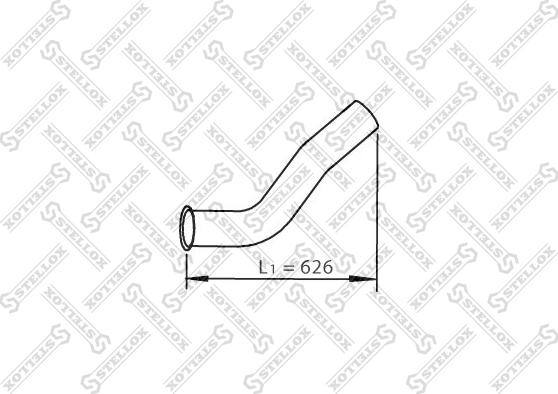 Stellox 82-03790-SX - Egzoz borusu furqanavto.az