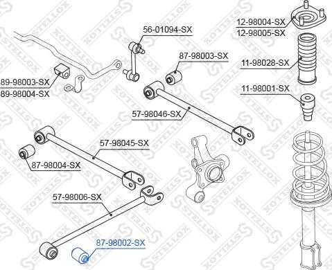 Stellox 87-98002-SX - Nəzarət Kolu / Arxa Qol furqanavto.az