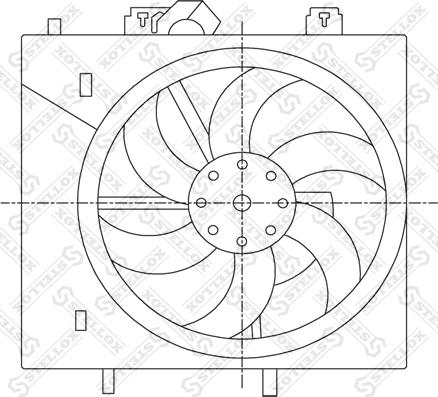 Stellox 29-99444-SX - Fen, radiator furqanavto.az