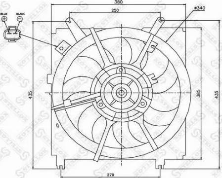 Stellox 29-99460-SX - Fen, radiator furqanavto.az