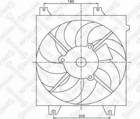 Stellox 29-99467-SX - Fen, radiator furqanavto.az