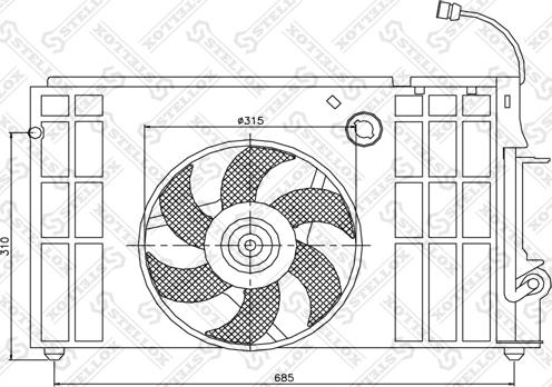 Stellox 29-99404-SX - Fen, radiator furqanavto.az