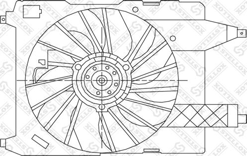 Stellox 29-99410-SX - Fen, radiator furqanavto.az