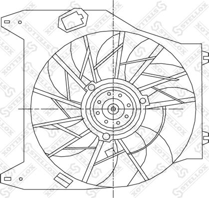 Stellox 29-99078-SX - Fen, radiator furqanavto.az