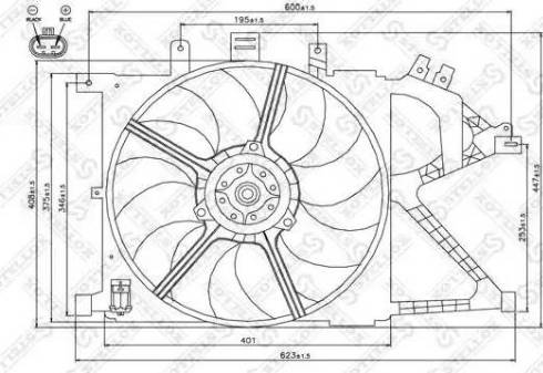 Stellox 29-99353-SX - Fen, radiator furqanavto.az