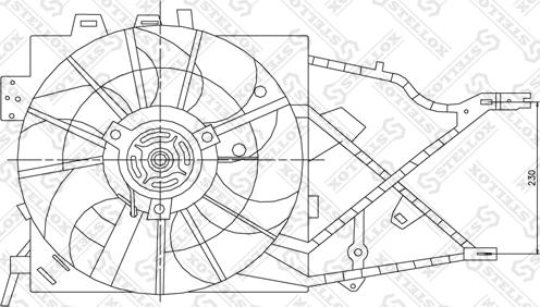 Stellox 29-99304-SX - Fen, radiator furqanavto.az