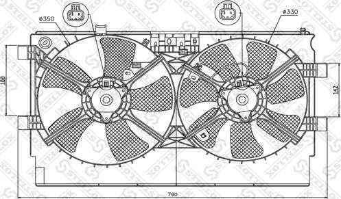 Stellox 29-99380-SX - Fen, radiator furqanavto.az