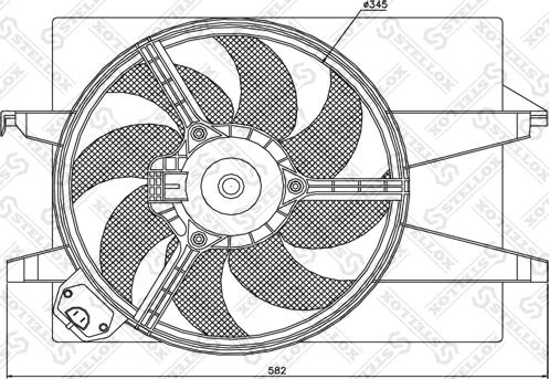 Stellox 29-99324-SX - Fen, radiator furqanavto.az