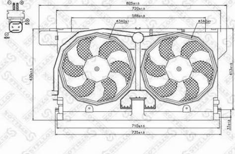 Stellox 29-99279-SX - Fen, radiator furqanavto.az