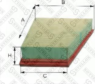 Stellox 71-00384-SX - Hava filtri furqanavto.az