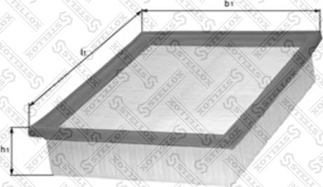 Stellox 71-01257-SX - Hava filtri furqanavto.az