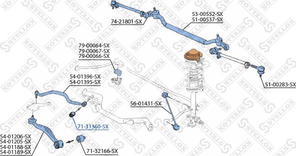 Stellox 71-31360-SX - Nəzarət Kolu / Arxa Qol furqanavto.az