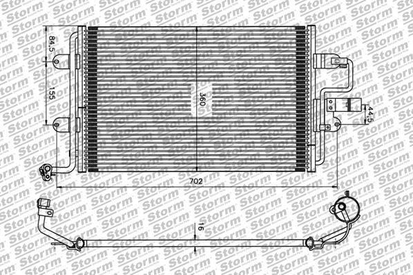 Storm 97002 - Kondenser, kondisioner furqanavto.az