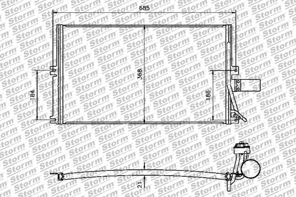 Storm 64012 - Kondenser, kondisioner furqanavto.az