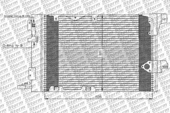 Storm 65018 - Kondenser, kondisioner furqanavto.az