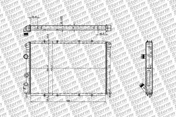 Storm 87103 - Radiator, mühərrikin soyudulması furqanavto.az