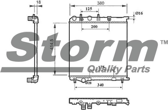 Storm F0903CI - Çubuq / Strut, stabilizator furqanavto.az