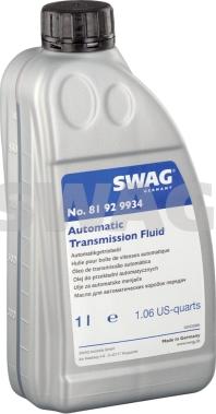 Swag 81 92 9934 - Avtomatik Transmissiya Yağı furqanavto.az