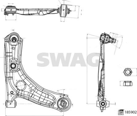 Swag 33 11 0143 - Yolun idarəedici qolu furqanavto.az